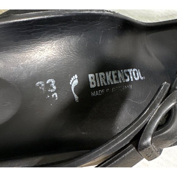 Birkenstock Kids Sandals Gizeh Black EVA Adjustable Strap Size 33 1.5-2 US - Picture 11 of 14